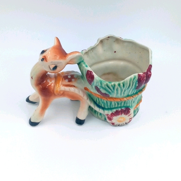 Vintage Deer Planter